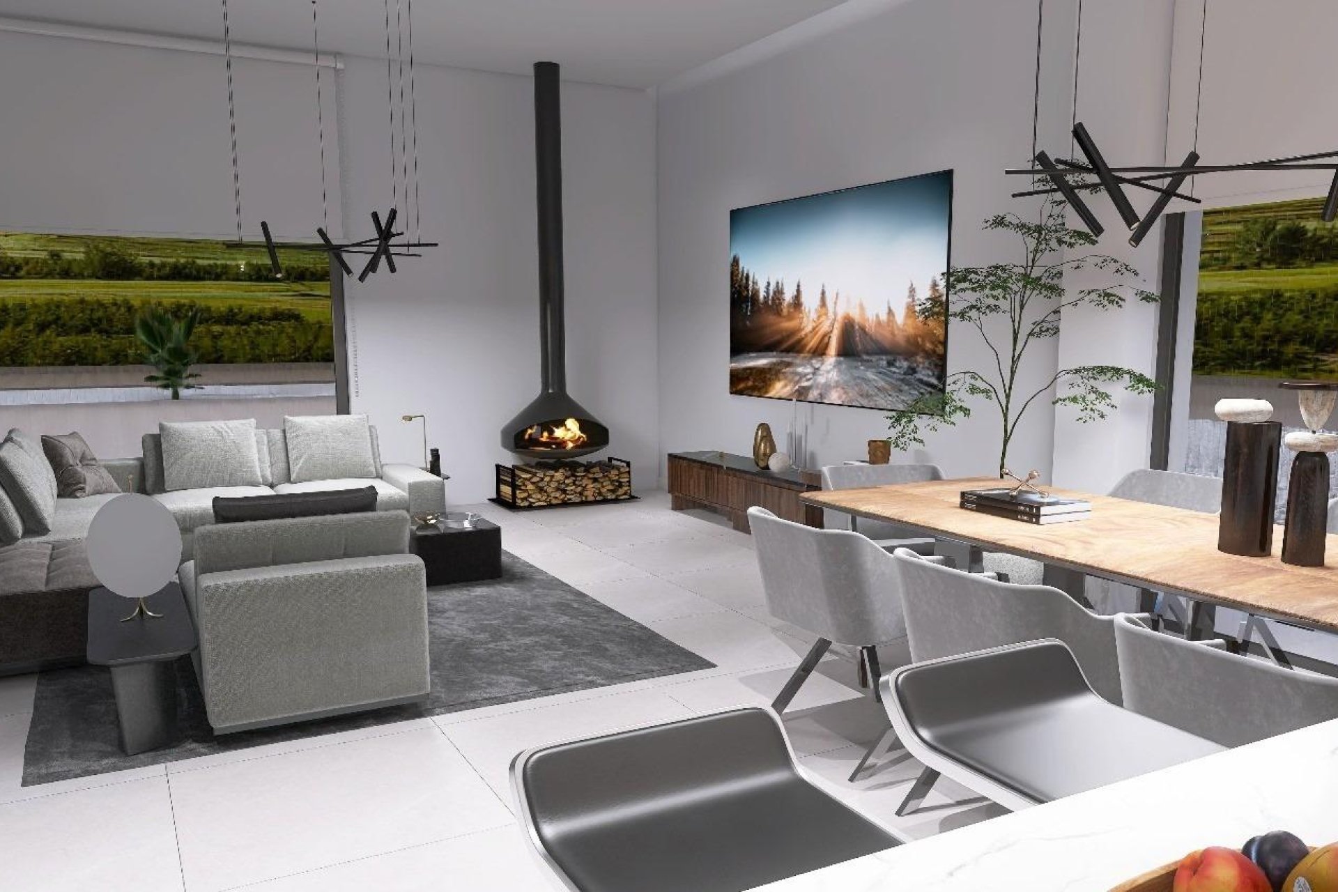 Nouvelle construction - Villa jumelée -
Aspe