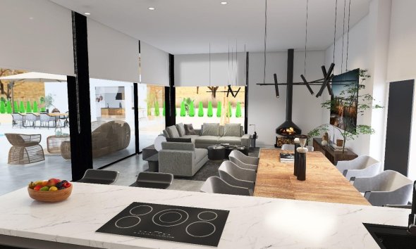 Nouvelle construction - Villa jumelée -
Aspe